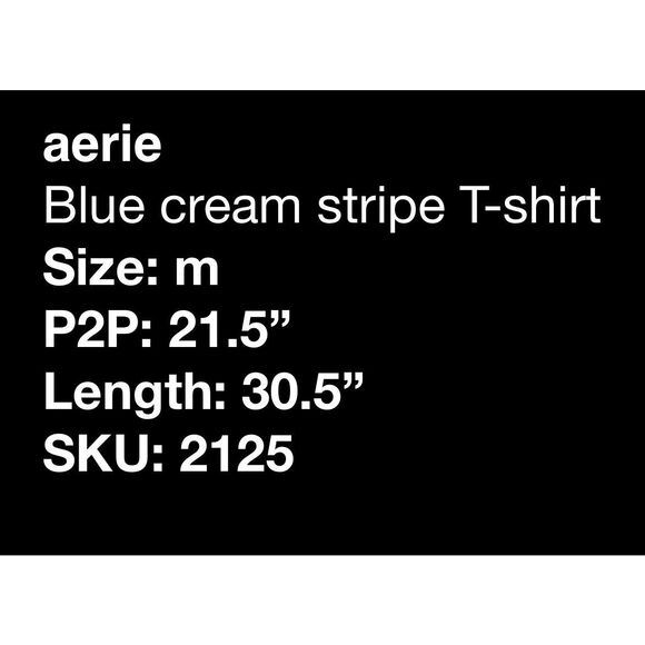 Aerie long sleeve stripped tunic T-shirt- size M - Picture 6 of 6